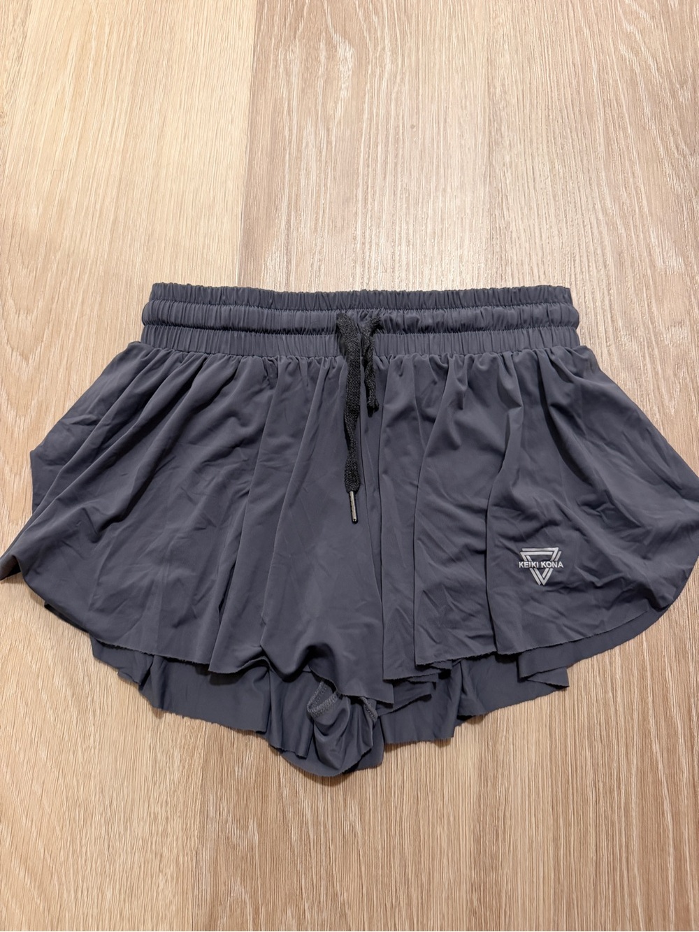 keiki kona Signature Women's gray Active Shorts with Drawstring